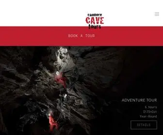 Canmorecavetours.com(Canmore Cave Tours) Screenshot