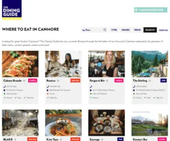Canmoredining.com(Canmoredining) Screenshot
