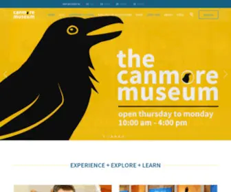 Canmoremuseum.com(One Community) Screenshot