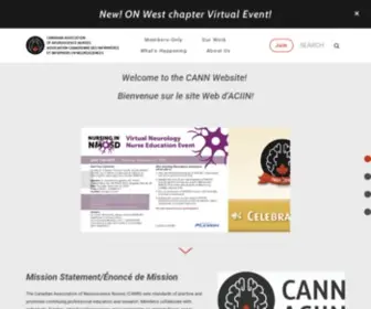 Cann.ca(Canadian Association of Neuroscience Nurses) Screenshot