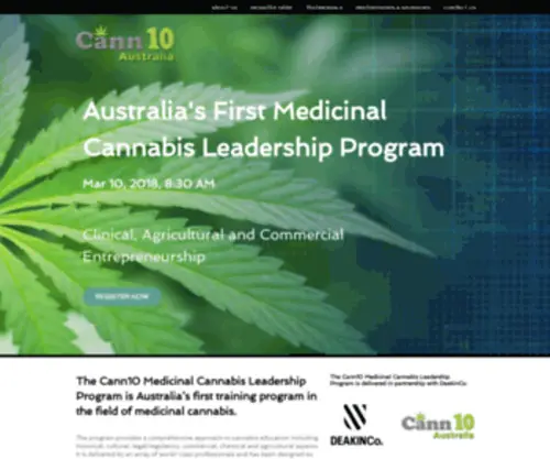 Cann10.com.au(Cann 10) Screenshot