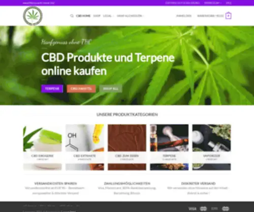 Canna-CBD.com(Onlineshop für legale CBD) Screenshot