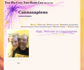 Canna-Sapiens.com(High, Welcome to Cannasapiens) Screenshot