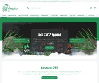Cannabalcbd.com(Cannabal CBD) Screenshot