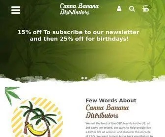 Cannabananadistributors.com(Canna Banana Distributors) Screenshot