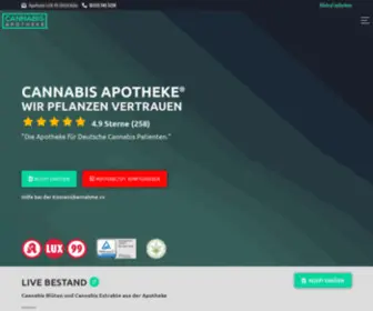 Cannabis-Apotheke.de(Cannabis Apotheke®) Screenshot