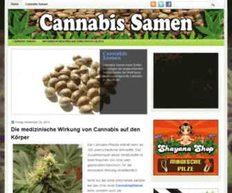 Cannabis-Samen-Bestellen.com(Cannabis Samen Bestellen) Screenshot