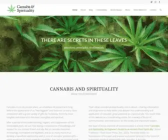 Cannabisandspirituality.com(Cannabis and Spirituality) Screenshot