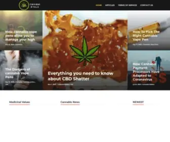 Cannabisarticle.com(Cannnabis Articles) Screenshot