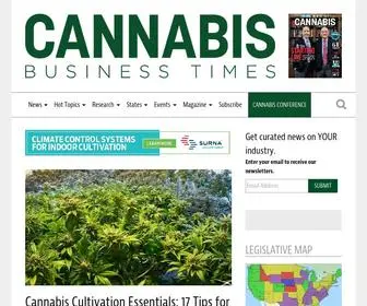 Cannabisbusinesstimes.com(Cannabis Business Times) Screenshot