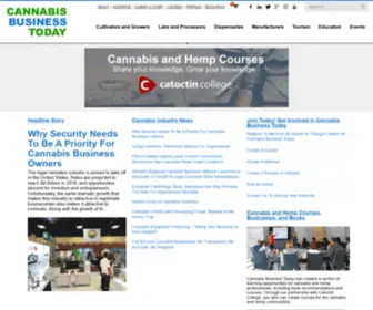 Cannabisbusinesstoday.com(Cannabis Business Today) Screenshot