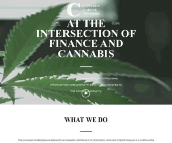 Cannabiscapitaladvisor.com(Cannabis Capital Advisors) Screenshot