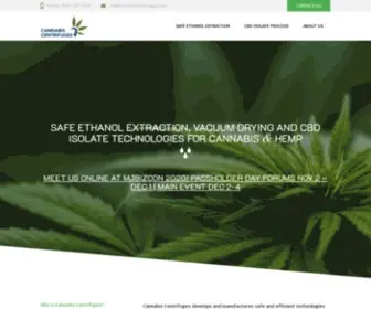 Cannabiscentrifuges.com(Cannabis Centrifuges) Screenshot