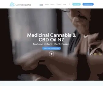 Cannabisclinic.co.nz(Cannabis Clinic) Screenshot