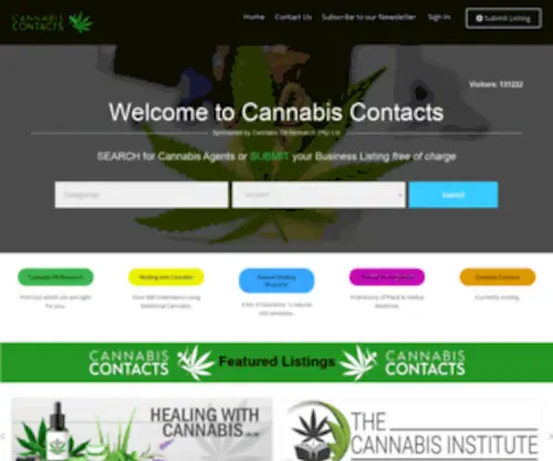 Cannabiscontacts.co.za(Cannabis contacts) Screenshot