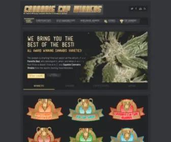 Cannabiscupwinners.com(Cannabis Cup Winners) Screenshot
