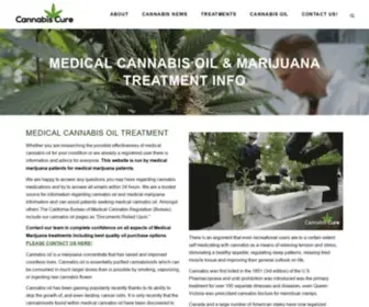Cannabiscure.info(Medical Cannabis Oil Help & Information) Screenshot