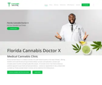 Cannabisdoctorcenter.com(Florida Cannabis Doctor X) Screenshot