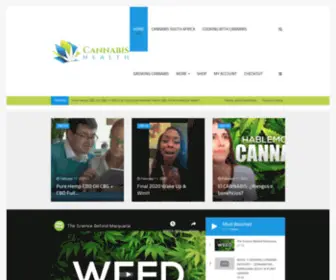 Cannabishealth.co.za(Cannabis Education) Screenshot