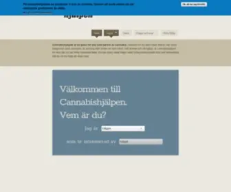 CannabishJalpen.se(Cannabishjälpen) Screenshot