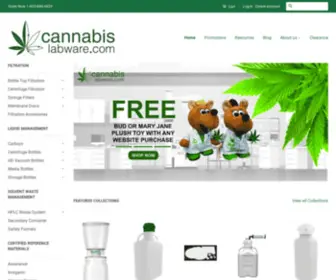 Cannabislabware.com(Your Complete Cannabis Lab Supply Source) Screenshot