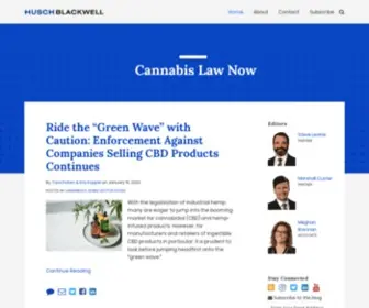 Cannabislawnow.com(Cannabis Law Now) Screenshot