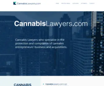 Cannabislawyers.com(Cannabis Lawyers) Screenshot