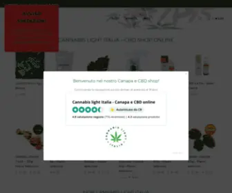 Cannabislightitalia.com(Cannabis Light Italia) Screenshot