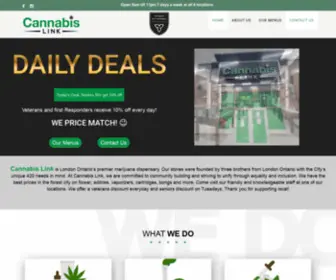 Cannabislinkinc.com(Cannabis Products) Screenshot