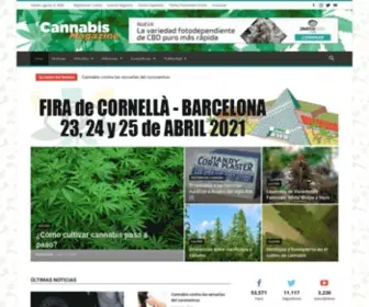 Cannabismagazine.es(CANNABIS MAGAZINE) Screenshot