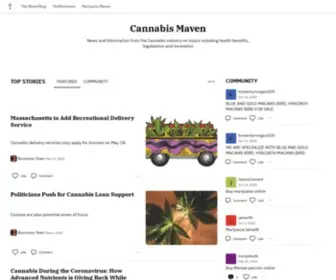 Cannabismaven.io(Cannabismaven) Screenshot