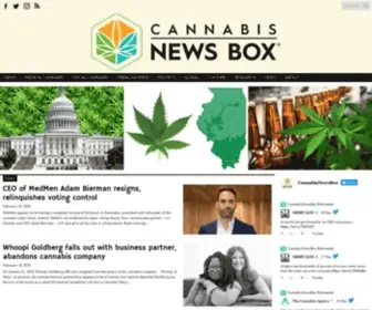 Cannabisnewsbox.com(Cannabis News Box) Screenshot