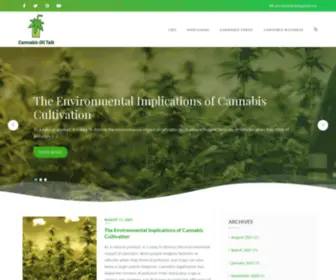 Cannabisoiltalk.com(Cannabis Oil Talk) Screenshot