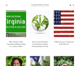 Cannabispolicyforum.com(Cannabis Policy Forum) Screenshot