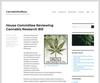 Cannabisrealbuzz.com(Cannabis News) Screenshot