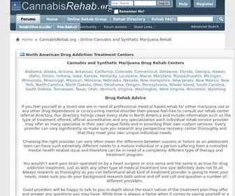 Cannabisrehab.org(Cannabis Rehab) Screenshot
