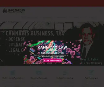 Cannabistaxattorney.com(Cannabis Tax Attorney) Screenshot