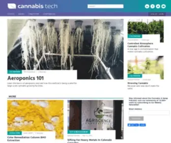 Cannabistech.com(Cannabis tech media & marketplace) Screenshot