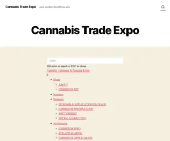 Cannabistradeexpo.com(Cannabis Trade Expo) Screenshot