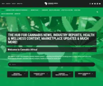 Cannabiz-Africa.com(Home of Cannabis News & Cannabis Industry) Screenshot