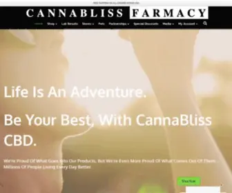 Cannablissfarmacy.com(Natural full spectrum wellness cbd oil & edibles products for sale supplier columbia sc) Screenshot