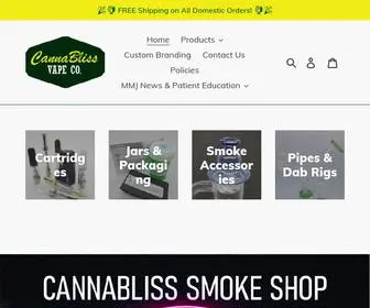 Cannablissvapeco.com(CannaBliss Vape Co) Screenshot