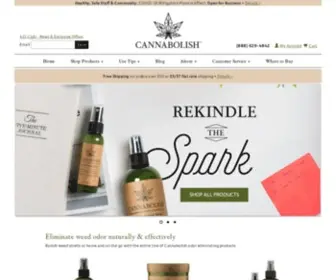 Cannabolish.com(Natural Weed Odor Eliminators) Screenshot