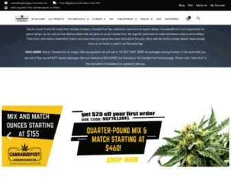 Cannabudpost.net(Buy weed online at CannabudPost) Screenshot