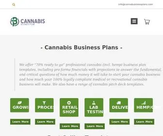 Cannabusinessplans.com(Cannabis Business Plans) Screenshot