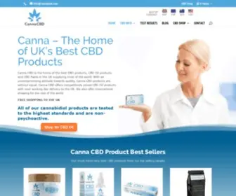 Cannacbd.com(Closure due to stock shortages) Screenshot