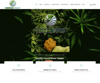 Cannaclearvapes.com(Buy Cannaclearvape carts online) Screenshot