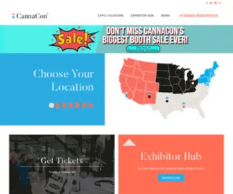 Cannacon.org(The Nation's Leading B2B Cannabis Conference) Screenshot