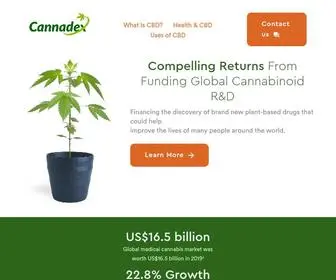 Cannadex.com(Home) Screenshot