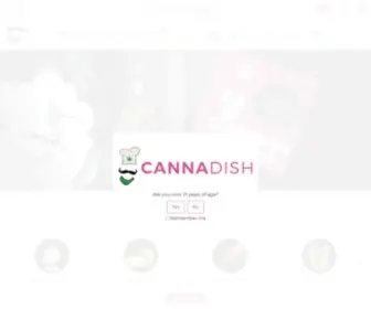 Cannadish.net(CBD Skin Care & Cannabis Edible Recipes) Screenshot